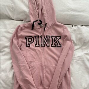 PINK Victoria’s Secret Light Pink Zip-Up Hoodie